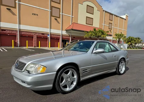 2001 Mercedes-Benz Sl 500 из США, поврежденный, VIN WDBFA68F21F195597